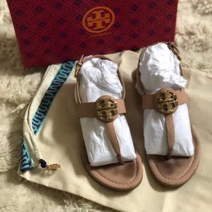 Tory Burch Nude Sandals, Size 7